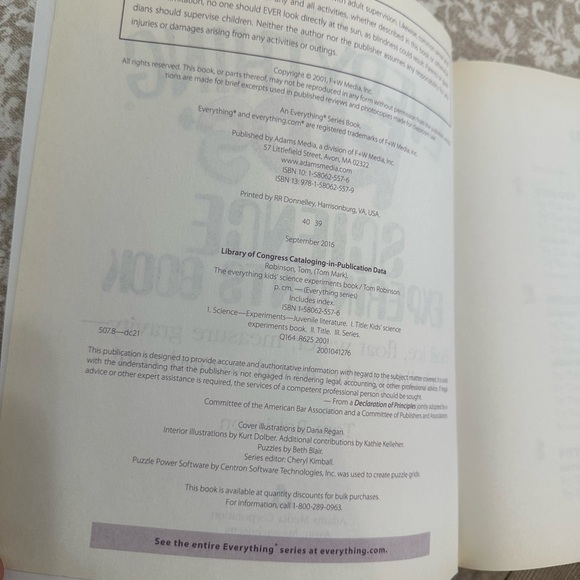 New Children’s Science Experiments Book The Everything Kids' Science Experiments - Picture 8 of 16